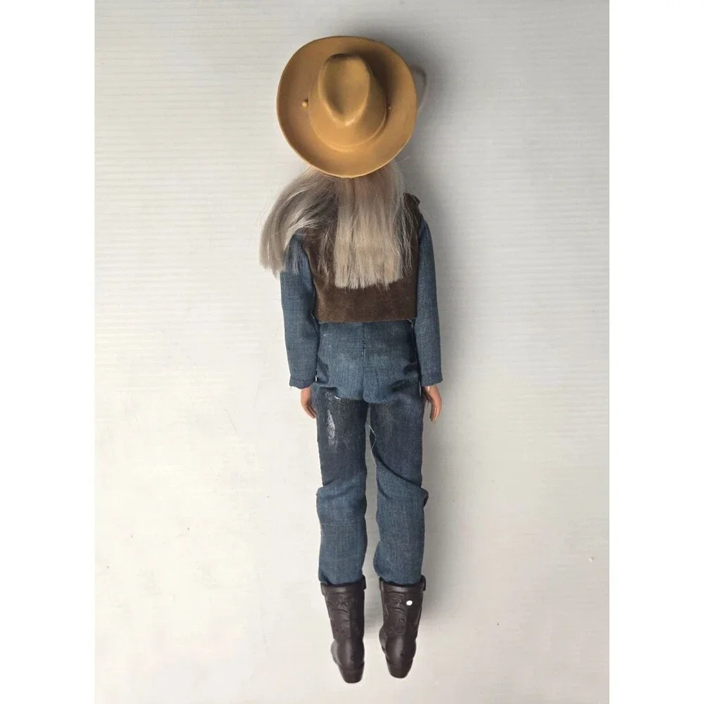 1974 Kenner DUSTY Action Figure Doll Western Outfit Jeans Vest Hat Boots *READ